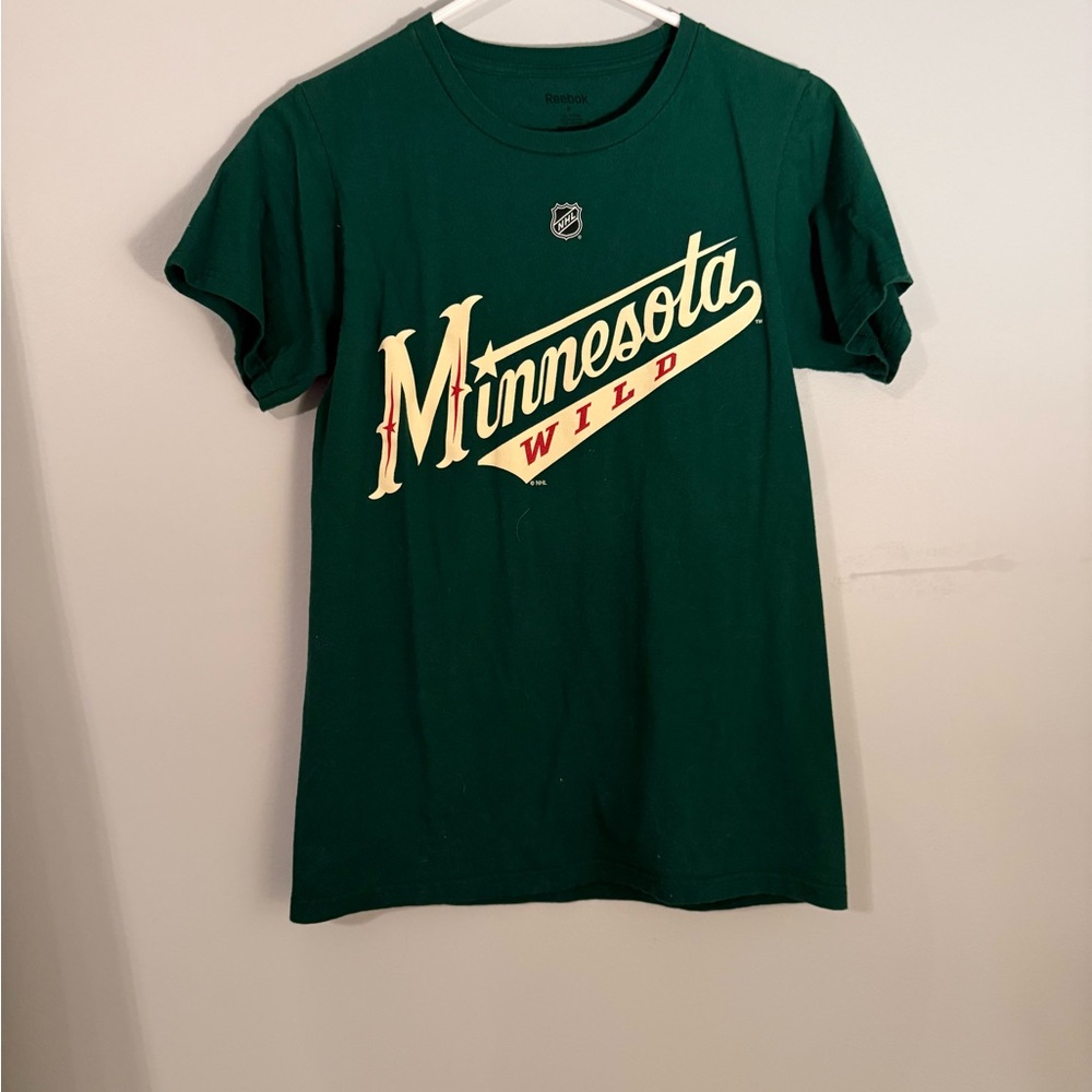 Reebok Green Minnesota Wild Tee